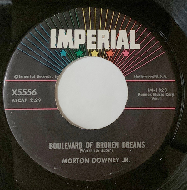 Sean Morton Downey Jr. - Proud Profession / Boulevard Of Broken Dreams (7") (Very Good Plus (VG+)) - Image 2