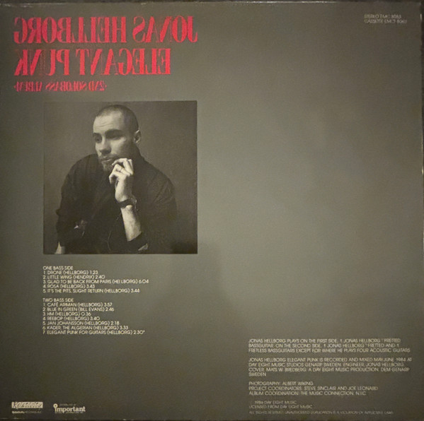 Jonas Hellborg - Elegant Punk (LP, Album) (Very Good Plus (VG+)) - Image 2
