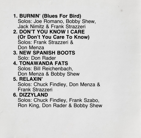 Don Menza & His '80s Big Band - Burnin' (CD, Album) (Near Mint (NM or M-)) - Image 4