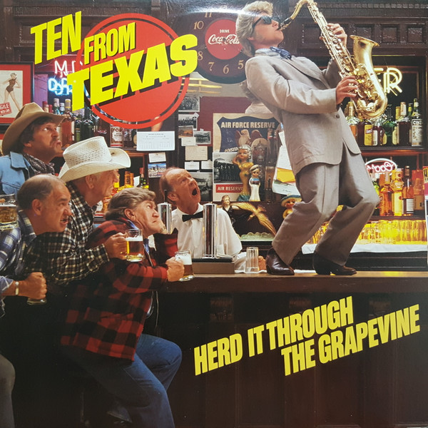 Various - Ten From Texas: Herd It Through The Grapevine (LP, Comp) (Mint (M))