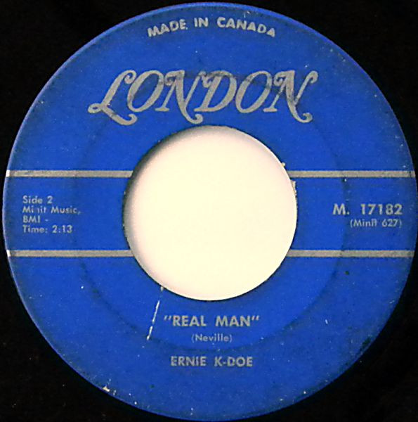 Ernie K-Doe - Te-Ta-Te-Ta-Ta / Real Man (7") (Near Mint (NM or M-)) - Image 2
