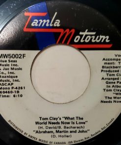 Tom Clay - What The World Needs Now Is Love (7", Single, Mono) (Very Good Plus (VG+)) - Image 3