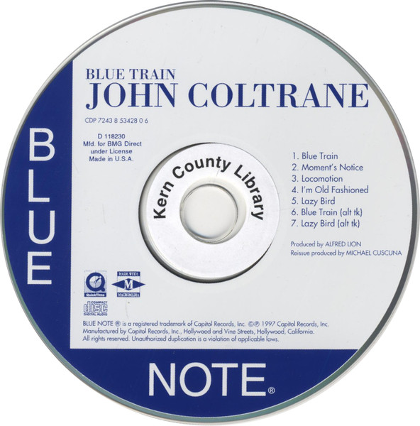 John Coltrane - The Ultimate Blue Train (CD, Album, Club, Enh, RE, RM) (Mint (M)) - Image 4