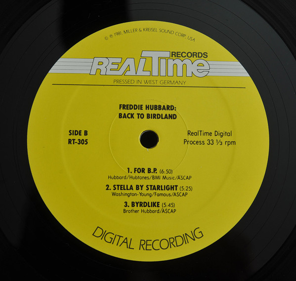 Freddie Hubbard - Back To Birdland (LP, Album) (Very Good Plus (VG+)) - Image 4