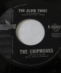 The Chipmunks With David Seville - The Alvin Twist / I Wish I Could Speak French (7", Single) (Near Mint (NM or M-))