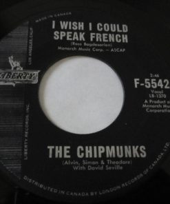 Alternative view of The Chipmunks With David Seville - The Alvin Twist / I Wish I Could Speak French (7", Single) (Near Mint (NM or M-))