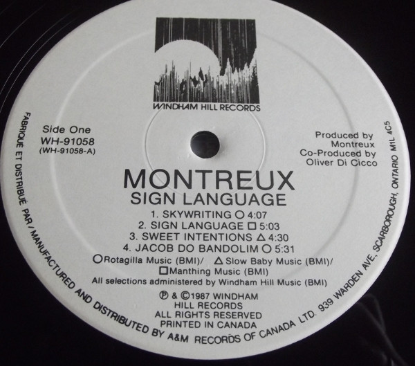 Montreux - Sign Language (LP, Album) (Near Mint (NM or M-)) - Image 2