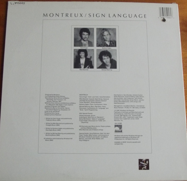 Montreux - Sign Language (LP, Album) (Near Mint (NM or M-)) - Image 3