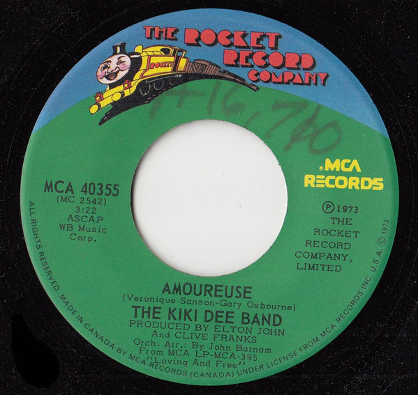 The Kiki Dee Band - Step By Step (7", Single) (Near Mint (NM or M-)) - Image 2