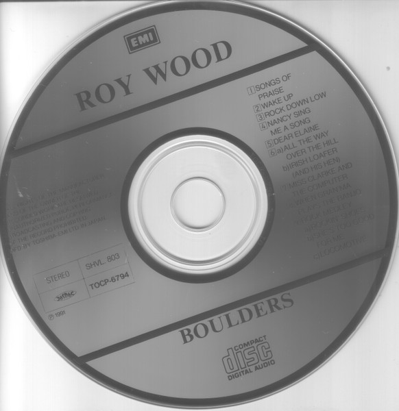 Roy Wood - Boulders (CD, Album, RE) (Near Mint (NM or M-)) - Image 3