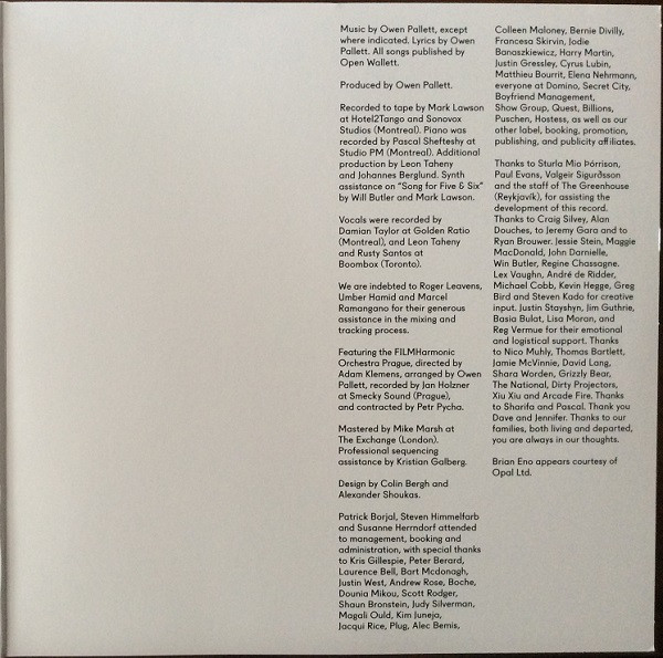 Owen Pallett - In Conflict (LP, Album, 180) (Very Good Plus (VG+)) - Image 3