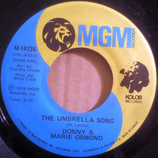 Donny & Marie Osmond - I'm Leaving It (All) Up To You (7", Single) (Very Good (VG)) - Image 2