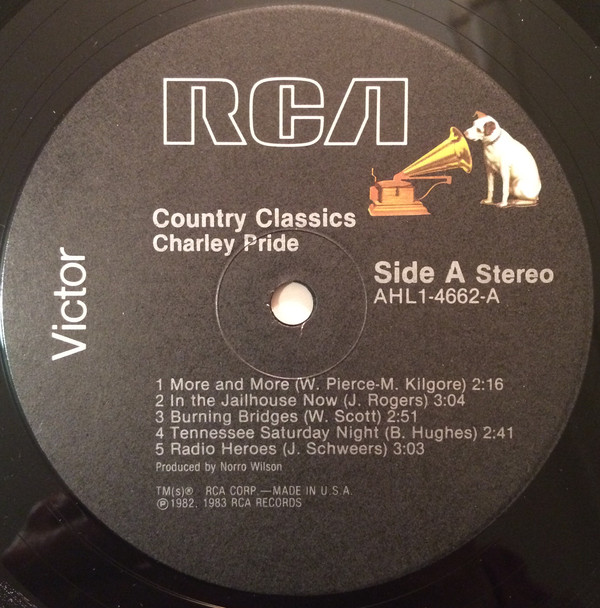 Charley Pride - Country Classics (LP, Album) (Mint (M)) - Image 3
