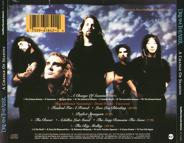 Dream Theater - A Change Of Seasons (CD, EP) (Near Mint (NM or M-)) - Image 2