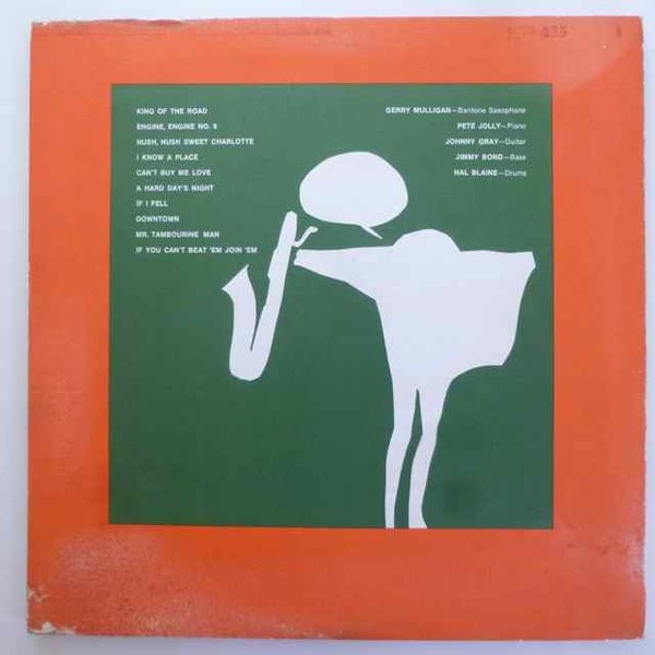 Gerry Mulligan - If You Can't Beat 'Em, Join 'Em! (LP, Album, Mono, Gat) (Very Good (VG)) - Image 2