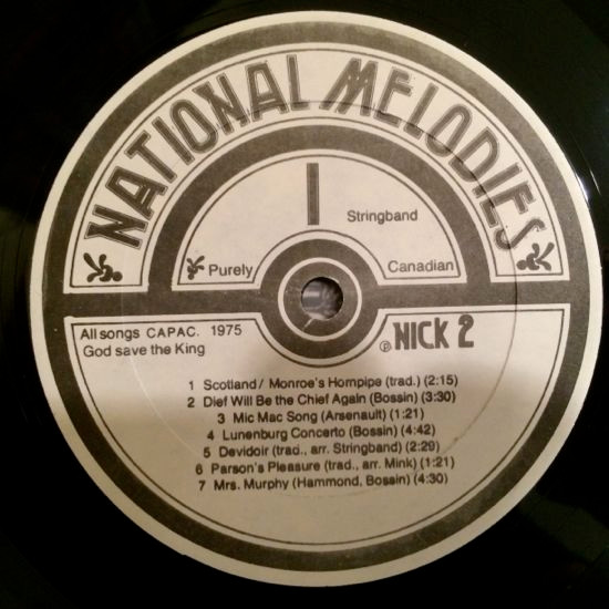 Stringband - National Melodies (LP, Album) (Mint (M)) - Image 3