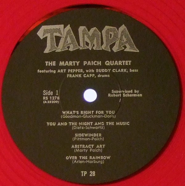 The Marty Paich Quartet Featuring Art Pepper - Marty Paich Quartet (LP, Album, Mono, Ltd, RE, Red) (Near Mint (NM or M-)) - Image 3