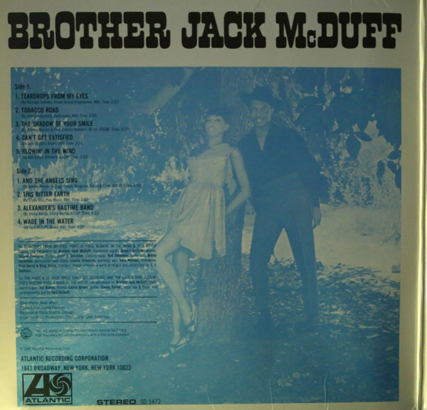 Brother Jack McDuff - Tobacco Road (LP, Album, RE, Gat) (Near Mint (NM or M-)) - Image 2