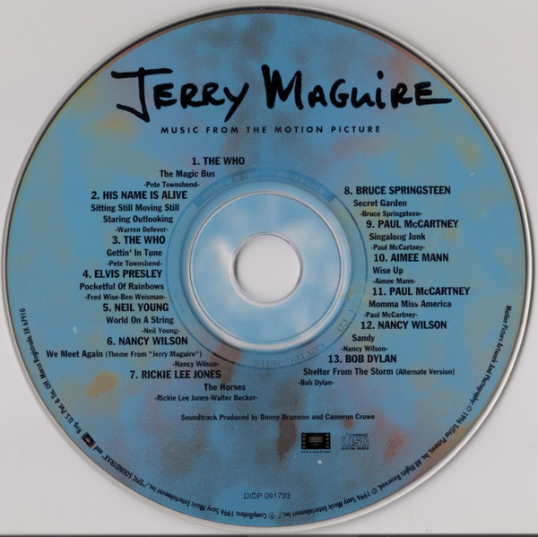 Various - Jerry Maguire (Music From The Motion Picture) (CD, Comp, Club, RE) (Near Mint (NM or M-)) - Image 3