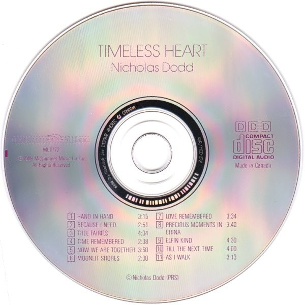 Nicholas Dodd - Timeless Heart (CD, Album) (Near Mint (NM or M-)) - Image 3