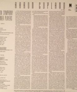 Alternative view of Aaron Copland, Boston Symphony Chamber Players, Gilbert Kalish - Sextet / Piano Variations / Piano Quartet (LP, Album) (Near Mint (NM or M-))