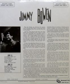 Alternative view of Jimmy Bowen With The Rhythm Orchids - Jimmy Bowen (LP, Album, RE) (Very Good Plus (VG+))