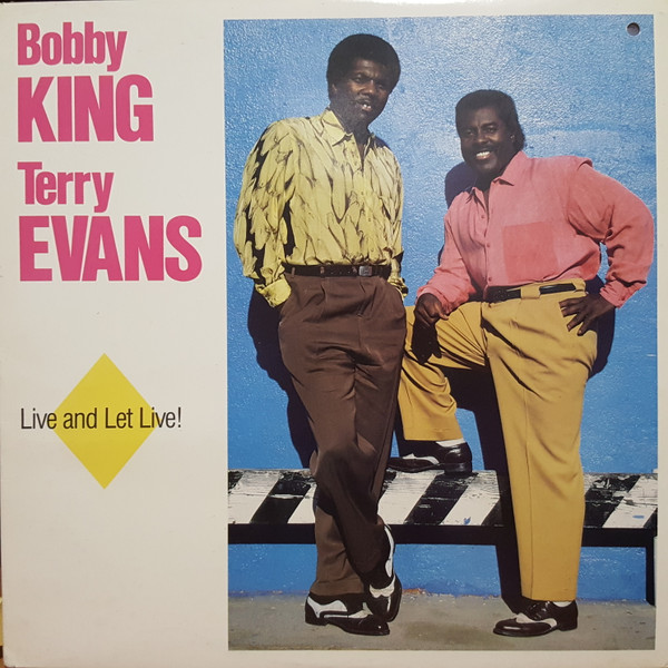 Bobby King & Terry Evans - Live And Let Live! (LP, Album) (Very Good Plus (VG+))