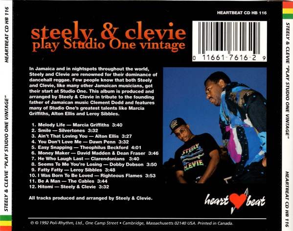 Steely & Clevie - Play Studio One Vintage (CD, Album, Comp) (Near Mint (NM or M-)) - Image 2