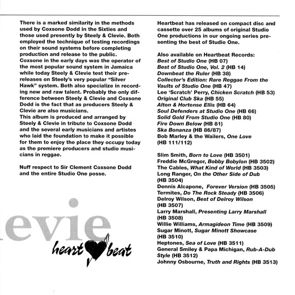 Steely & Clevie - Play Studio One Vintage (CD, Album, Comp) (Near Mint (NM or M-)) - Image 5