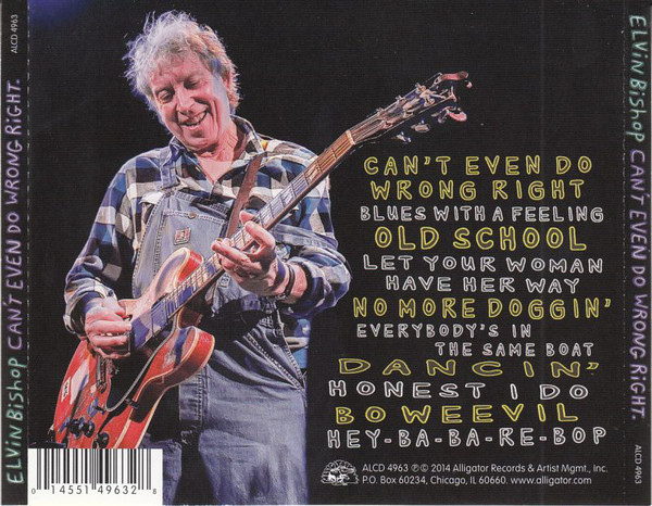 Elvin Bishop - Can't Even Do Wrong Right. (CD, Album) (Near Mint (NM or M-)) - Image 2