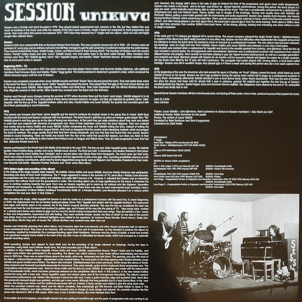 Session (3) - Unikuva (LP, Album, Num, RE) (Near Mint (NM or M-)) - Image 5