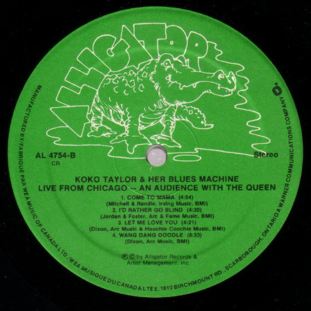 Koko Taylor And Her Blues Machine* - An Audience With The Queen (Live From Chicago) (LP) (Very Good (VG)) - Image 3
