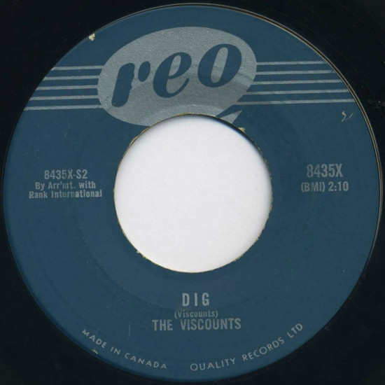 The Viscounts - Harlem Nocturne / Dig (7", Single) (Near Mint (NM or M-)) - Image 2