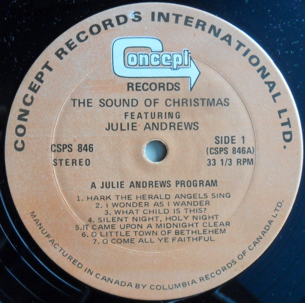 Various - The Sound Of Christmas Featuring Julie Andrews (LP, Album, Comp) (Mint (M)) - Image 3