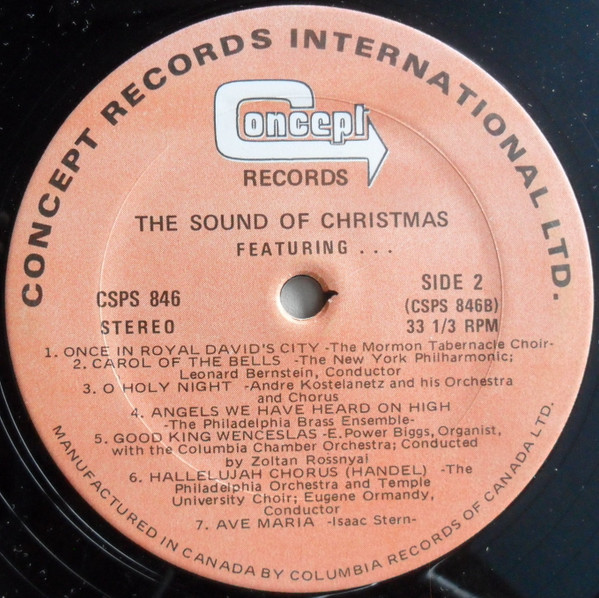 Various - The Sound Of Christmas Featuring Julie Andrews (LP, Album, Comp) (Mint (M)) - Image 4