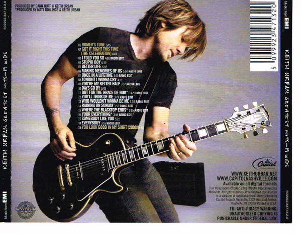 Keith Urban - Greatest Hits - 19 Kids (CD, Comp) (Near Mint (NM or M-)) - Image 2