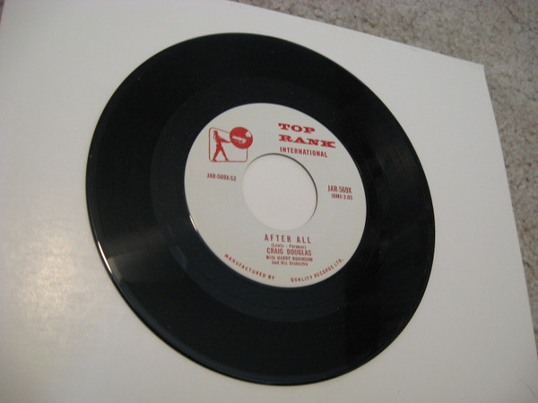 Craig Douglas (2) With Harry Robinson And His Orchestra - Time (7", Single) (Near Mint (NM or M-)) - Image 2