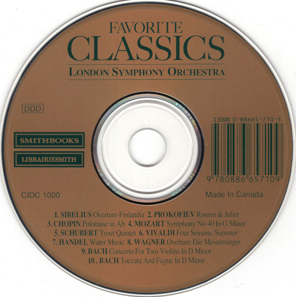 London Symphony Orchestra - Favorite Classics (CD, Comp) (Near Mint (NM or M-)) - Image 2