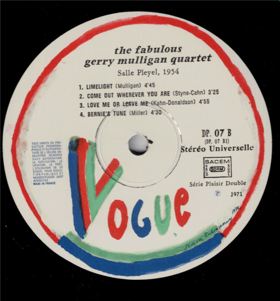The Fabulous Gerry Mulligan Quartet* - The Fabulous Gerry Mulligan Quartet (2xLP, Comp, RE) (Near Mint (NM or M-)) - Image 4