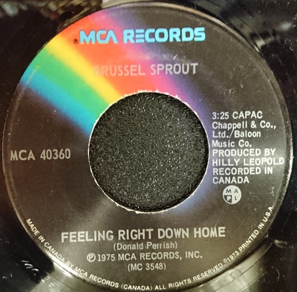 Brussel Sprout - Dance She Said (7") (Very Good Plus (VG+)) - Image 2