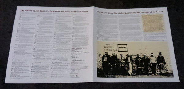 The Nihilist Spasm Band - No Record (LP, Album, RE) (Mint (M)) - Image 3
