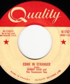 Johnny Cash & The Tennessee Two - Come In Stranger (7", Single, Mono) (Near Mint (NM or M-))