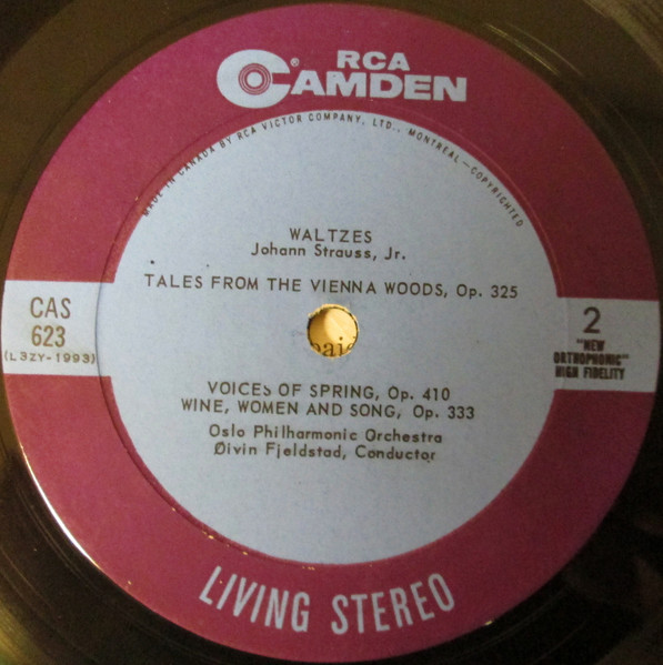 Johann Strauss Jr. - Oslo Filharmoniske Orkester, Øivin Fjeldstad - Waltzes (LP, Album) (Mint (M)) - Image 4