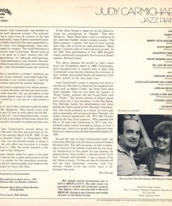 Alternative view of Judy Carmichael - Jazz Piano (LP, Album) (Near Mint (NM or M-))