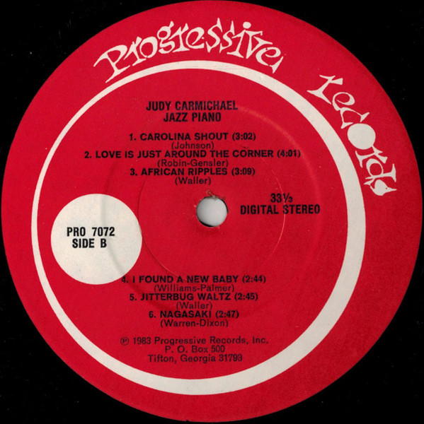 Judy Carmichael - Jazz Piano (LP, Album) (Near Mint (NM or M-)) - Image 4