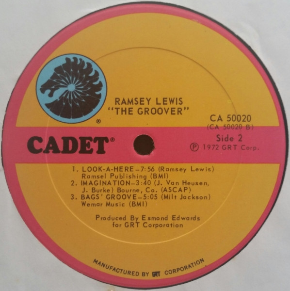 Ramsey Lewis - The Groover (LP, Album, Pre) (Very Good (VG)) - Image 4