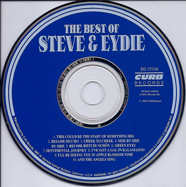 Steve & Eydie - The Best Of Steve & Eydie (CD, Comp, RE) (Near Mint (NM or M-)) - Image 3