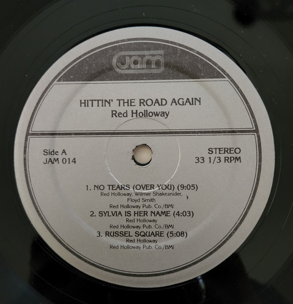 Red Holloway - Hittin' The Road Again (LP, Album) (Near Mint (NM or M-)) - Image 3