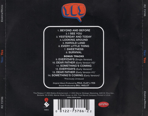 Yes - Yes (CD, Album, RE, RM, RP) (Near Mint (NM or M-)) - Image 2