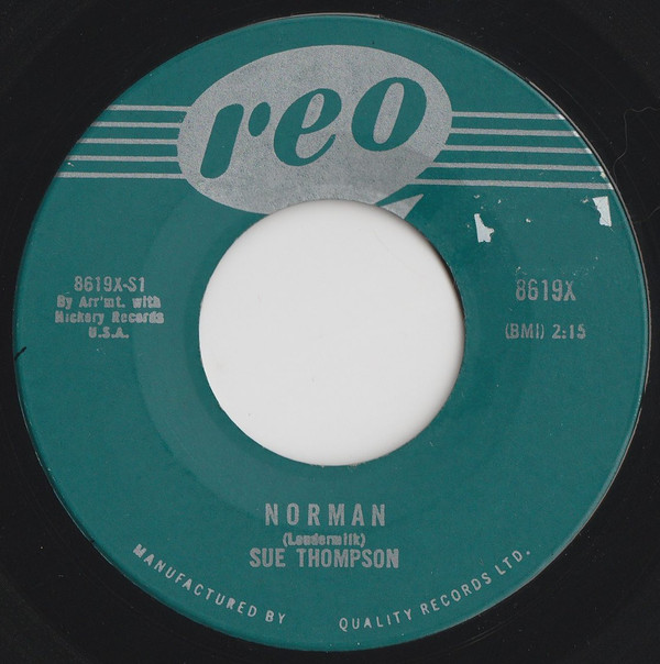 Sue Thompson - Norman (7", Single) (Very Good Plus (VG+))
